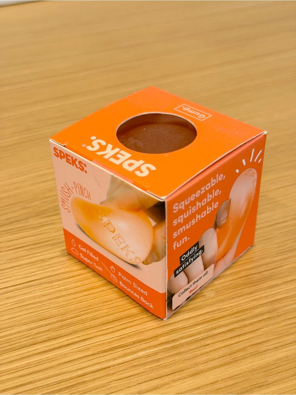 Orange Speks Gump Squishy